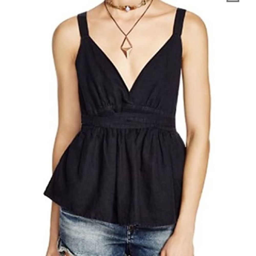 Free People Black Tank Top